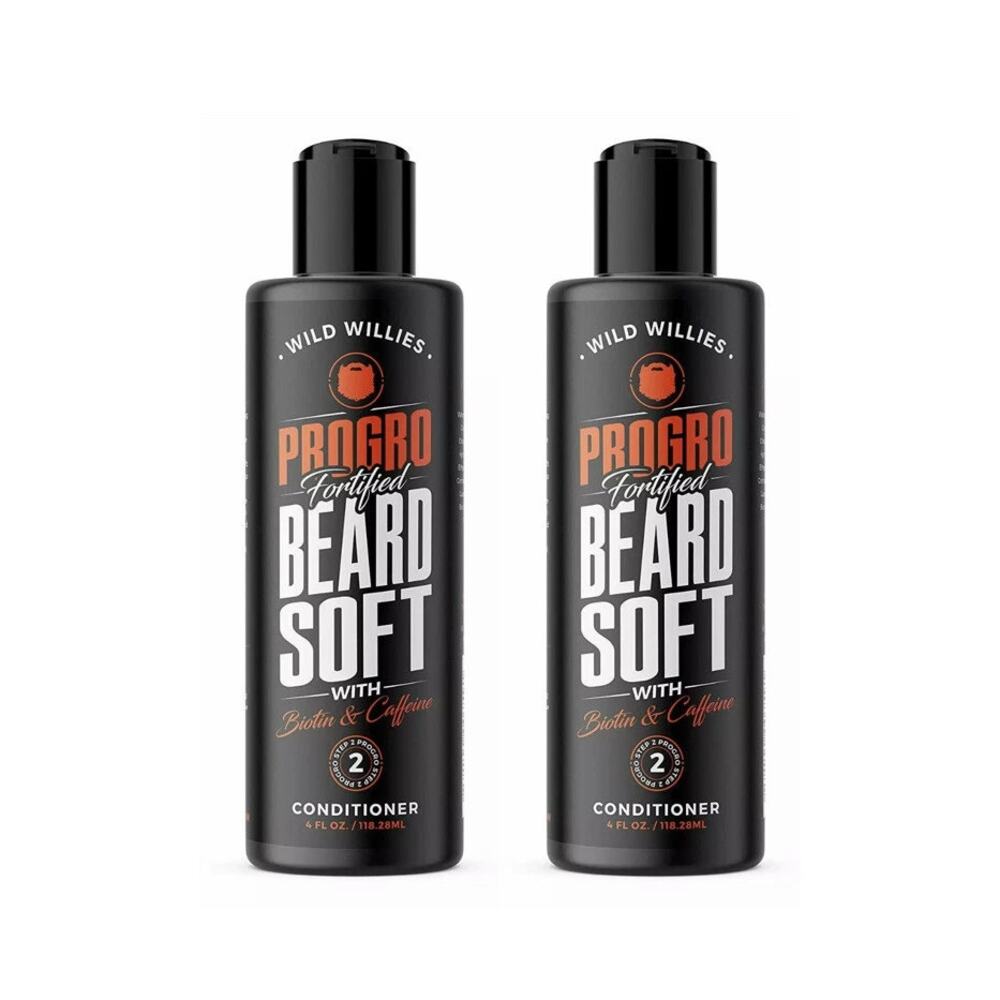 2 New Wild Willies ProGro Fortified Bear Soft Revitalizing Conditioner 4 fl oz